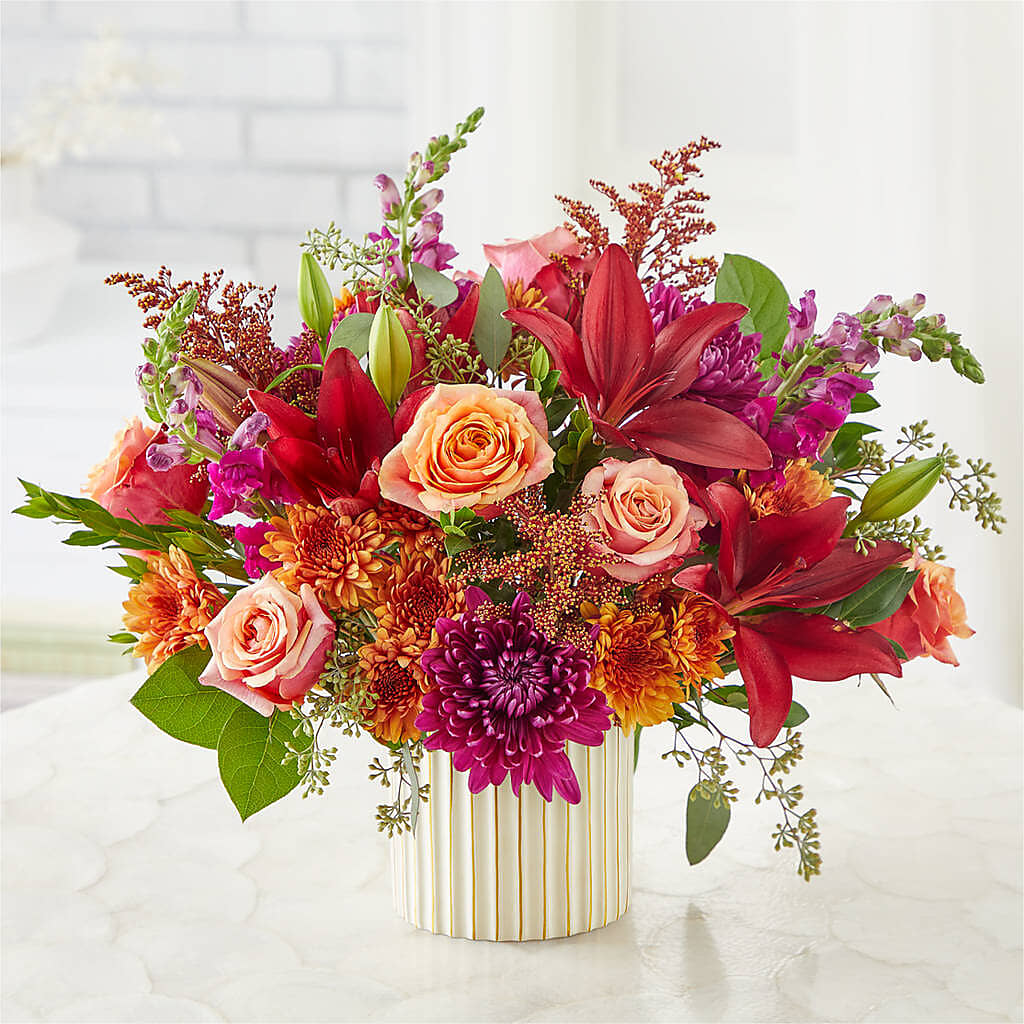 Burgundy Landscape Bouquet –  Everbloom Flowers Llc, Aurora OH