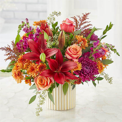 Burgundy Landscape Bouquet –  Everbloom Flowers Llc, Aurora OH