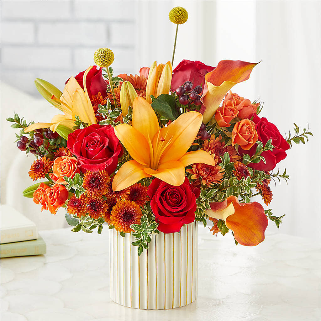 Scarlet Skies Bouquet –  Everbloom Flowers Llc, Aurora OH