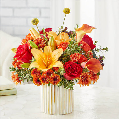 Scarlet Skies Bouquet –  Everbloom Flowers Llc, Aurora OH