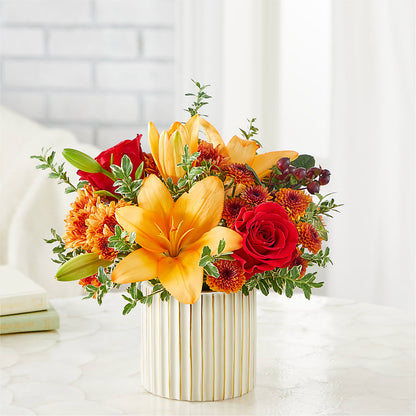 Scarlet Skies Bouquet –  Everbloom Flowers Llc, Aurora OH
