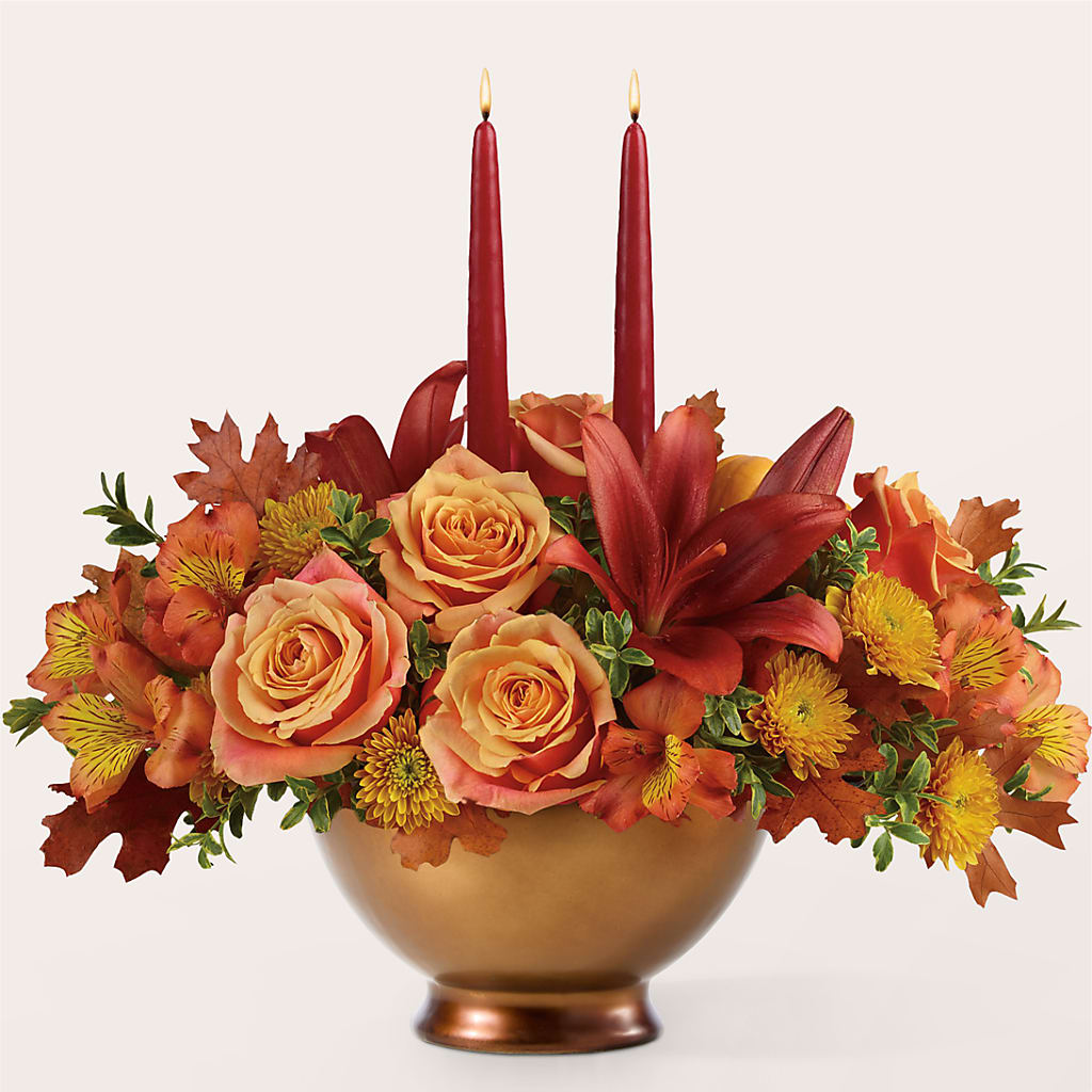 Harvest Table Centerpiece –  Everbloom Flowers Llc, Aurora OH