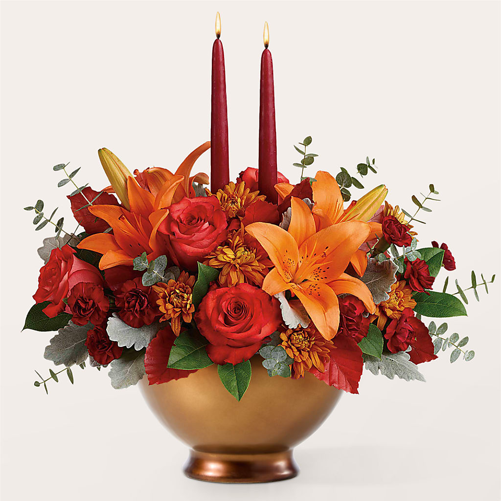 Fruits of Fall Centerpiece –  Everbloom Flowers Llc, Aurora OH