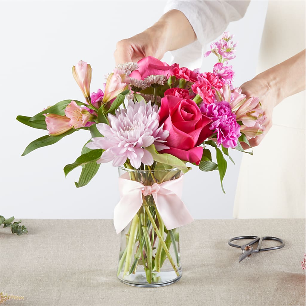 Pink Ribbon - A Florist Original –  Everbloom Flowers Llc, Aurora OH