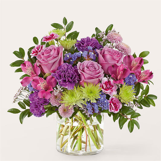 Glass Half Full Bouquet –  Everbloom Flowers Llc, Aurora OH