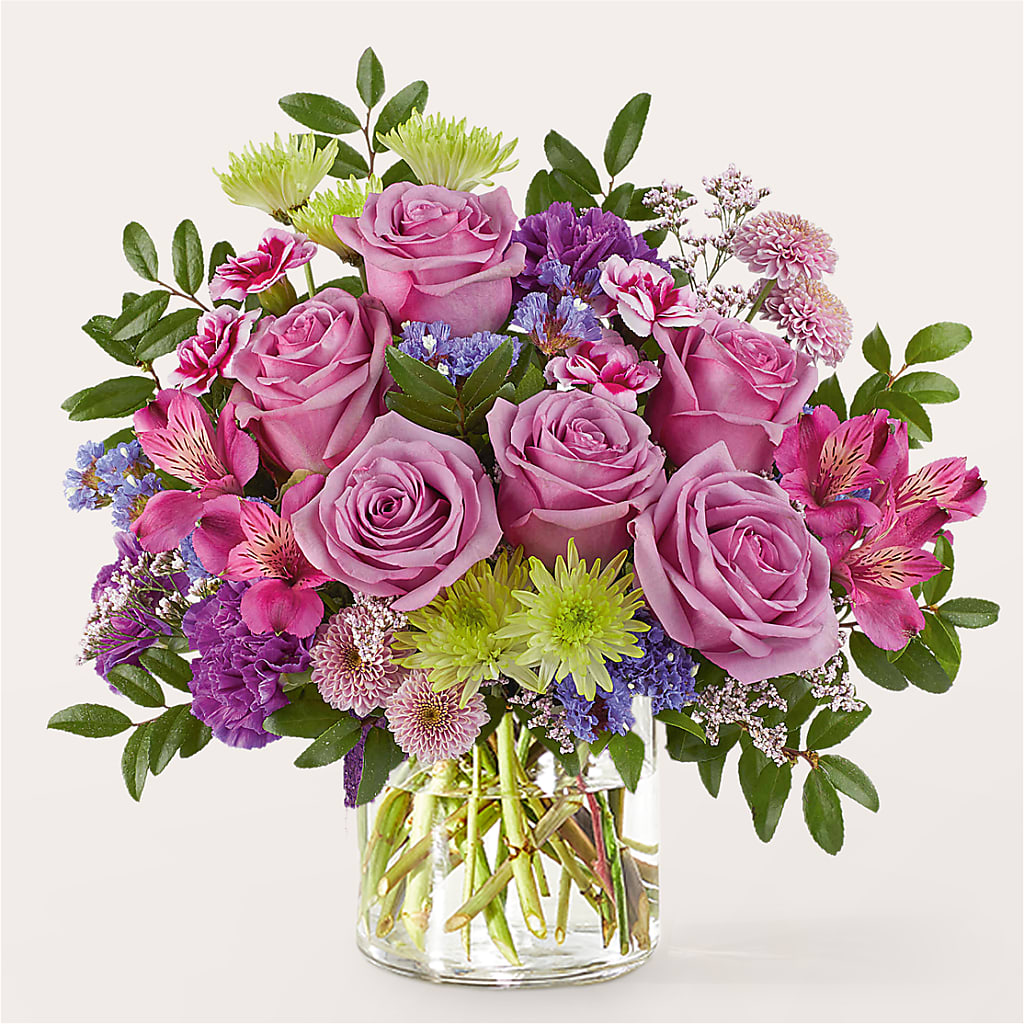 Glass Half Full Bouquet –  Everbloom Flowers Llc, Aurora OH