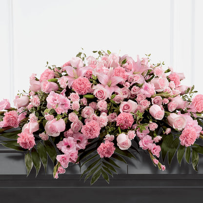 Garden of Comfort Casket Spray (Standard) –  Everbloom Flowers Llc, Aurora OH