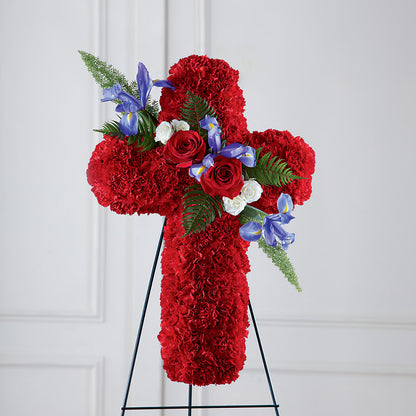 Faithful Hero Floral Cross –  Everbloom Flowers Llc, Aurora OH