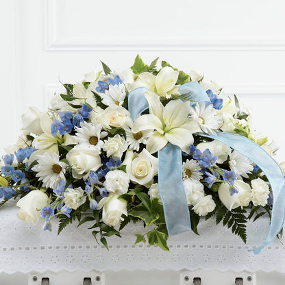 Tender Treasure Casket Spray –  Everbloom Flowers Llc, Aurora OH