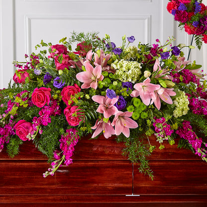 Radiant Tribute Casket Spray –  Everbloom Flowers Llc, Aurora OH