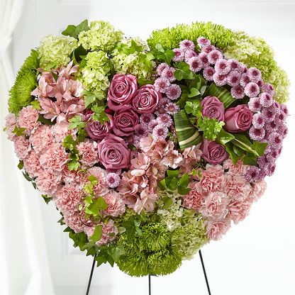 Heartwarming Standing Heart –  Everbloom Flowers Llc, Aurora OH