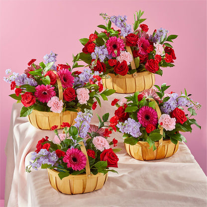 Pink Picnic Basket –  Everbloom Flowers Llc, Aurora OH