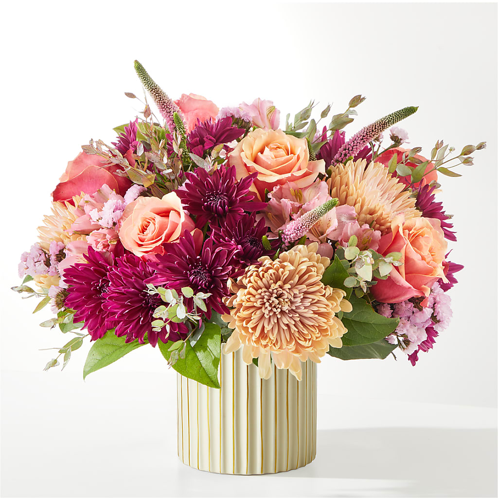 Berry Cobbler Bouquet with Ivory Vase –  Everbloom Flowers Llc, Aurora OH
