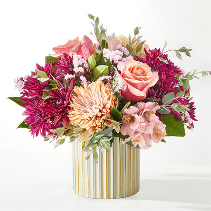 Berry Cobbler Bouquet with Ivory Vase –  Everbloom Flowers Llc, Aurora OH