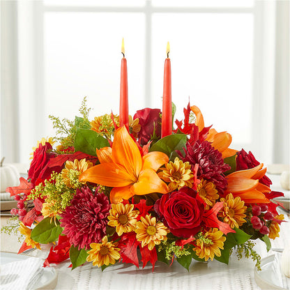 Autumn's Embrace Centerpiece –  Everbloom Flowers Llc, Aurora OH