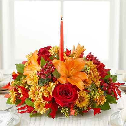 Autumn's Embrace Centerpiece –  Everbloom Flowers Llc, Aurora OH